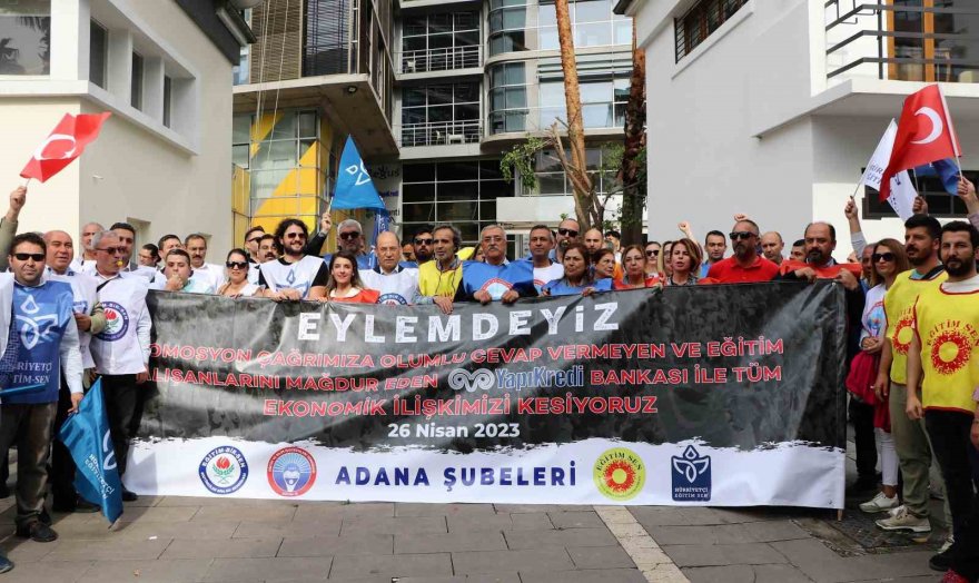 Adana’da sendikalardan ortak promosyon eylemi