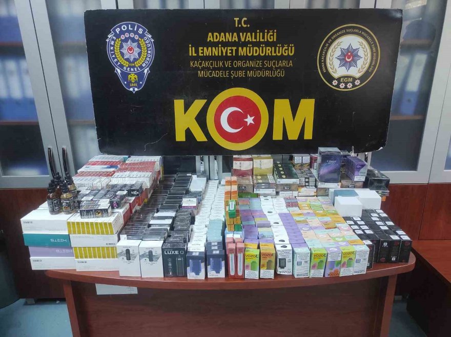 Adana’da 29 milyon kaçak sigara ele geçirildi