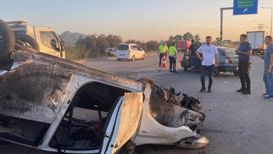 Adana’da trafik kazası: 5 yaralı