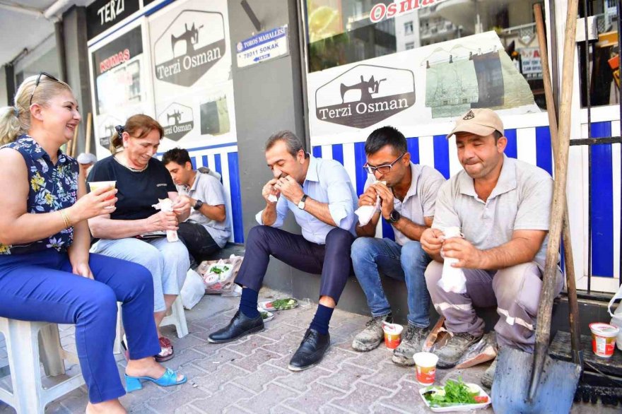 Başkan Çetin, asfalt çalışmalarını denetledi