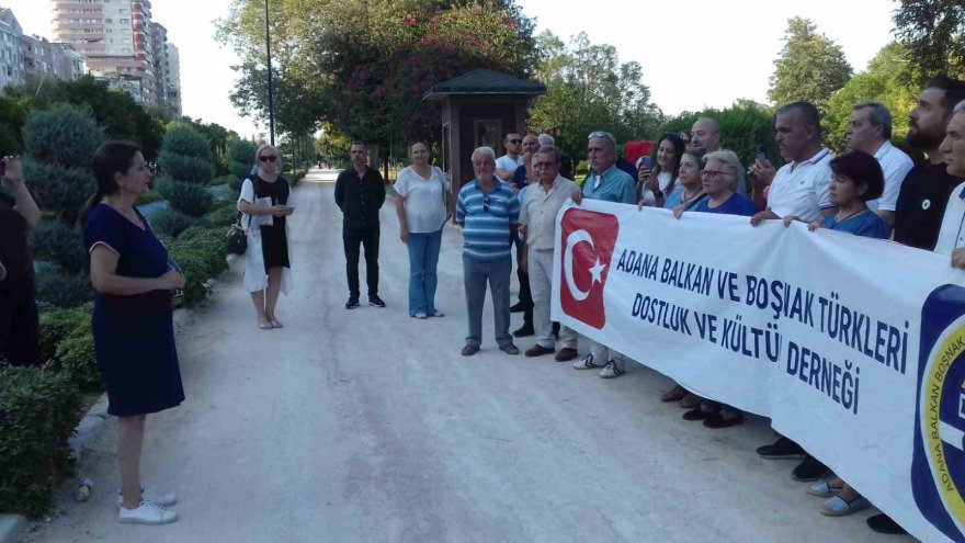 Srebrenitsa soykırımı şehitleri Adana’da anıldı