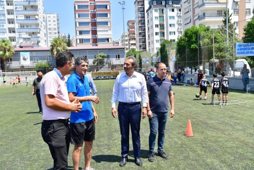 Çukurovalı çocuklar spor yapıyor