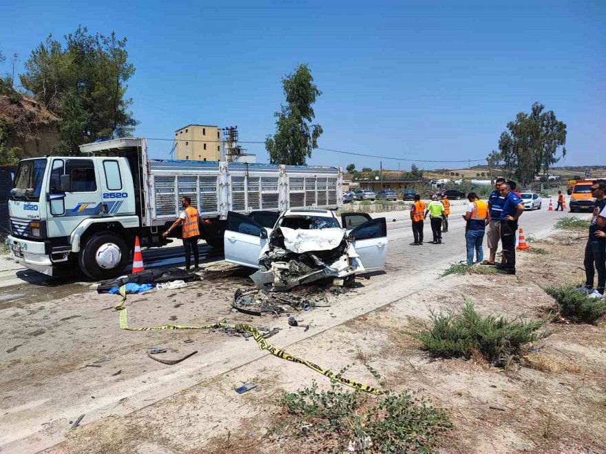 Adana’da trafik kazası: 1 ölü, 3 yaralı