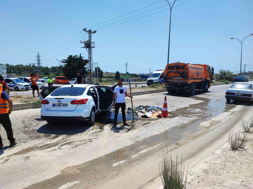 Adana’da trafik kazası: 1 ölü, 3 yaralı