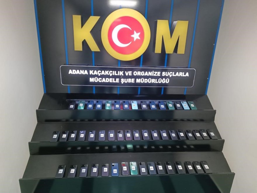 Adana’da kaçakçılık operasyonu