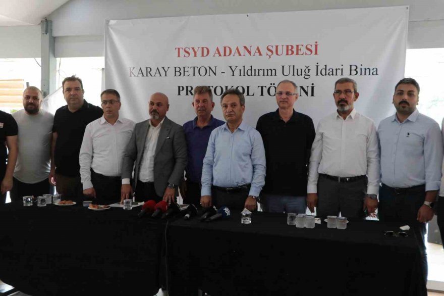 Adana'da yanan TSYD binası DAİMFED tarafından yeniden yapılıyor