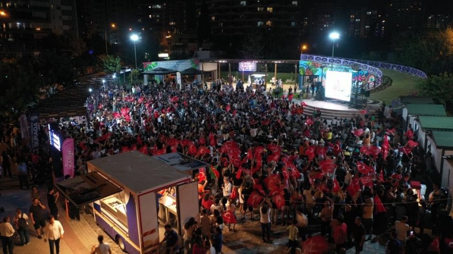 Türk kadının zaferi özgür kadın parkında kutlandı