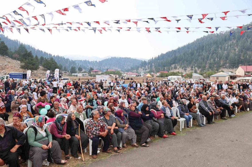 Göller Yaylasında çocuklar doyası eğlendi