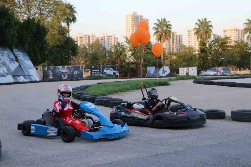 Lösemiyi atlatan çocukların ‘karting’ hayali gerçek oldu