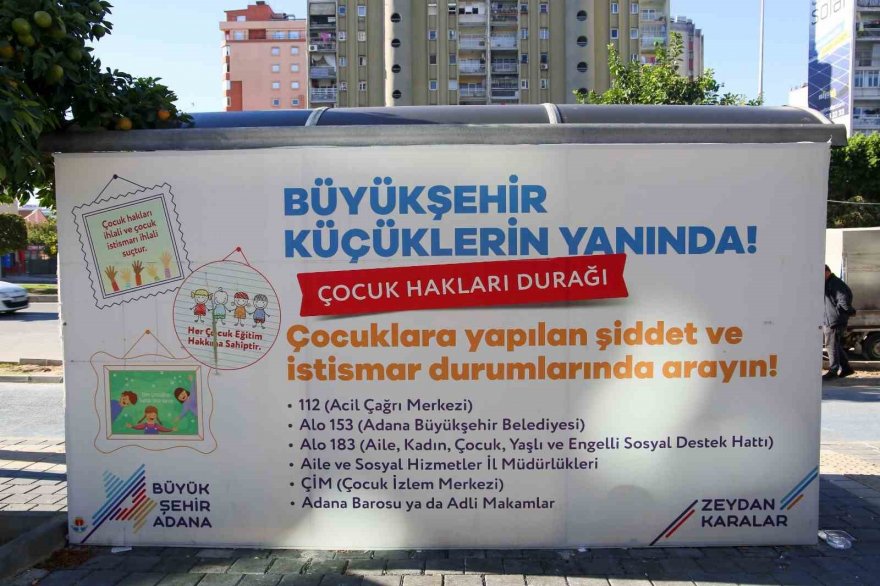 Büyükşehir’den, “Çocuk Hakları Durağı”