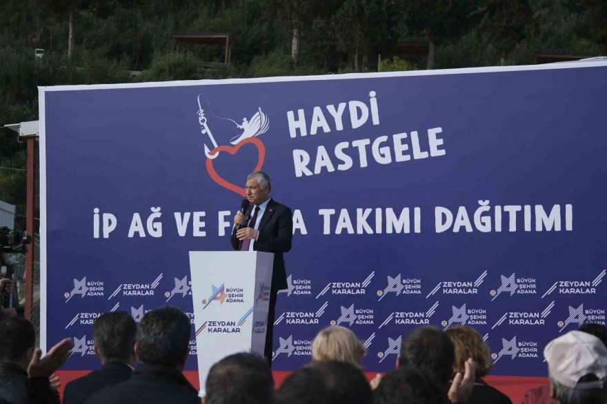 Balıkçılara 600 adet ip ağ ve 100 adet fanya takımı dağıtıldı