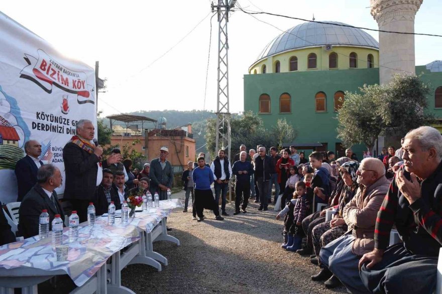 Zeydan Karalar Karaisalı’nın köylerinde halkla buluştu