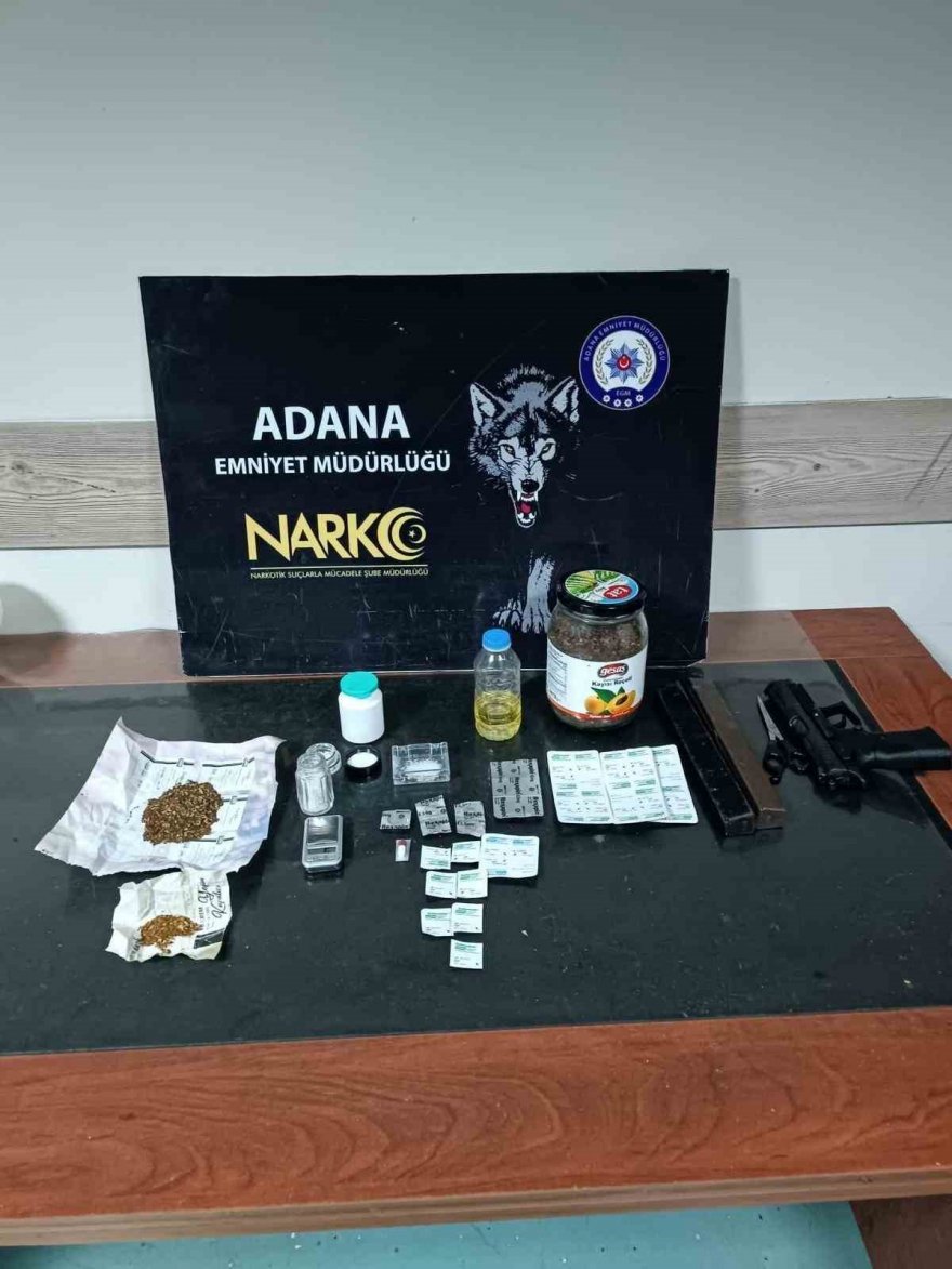 Adana’da 4 kilo metamfetamin ele geçirildi: 4 kişi tutuklandı