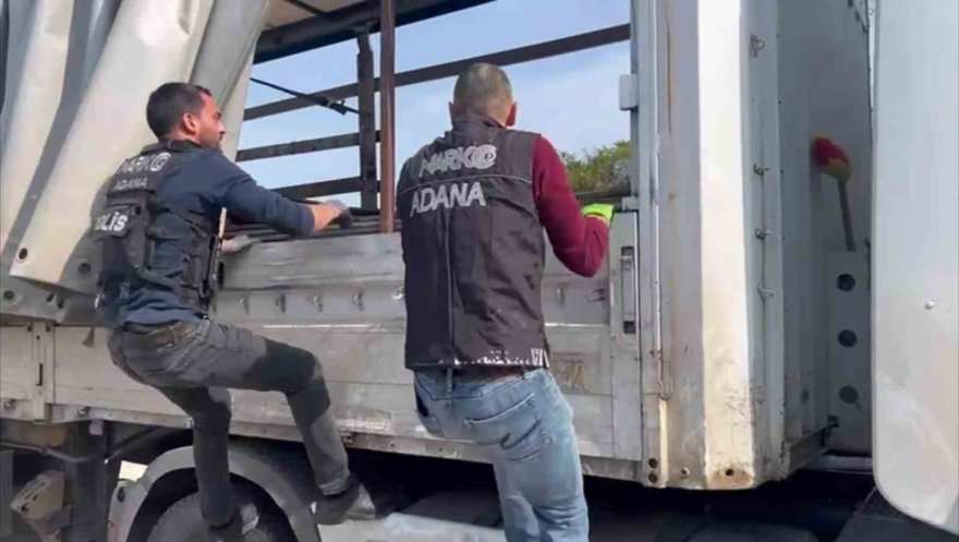 Adana’da sunta içine zulalanmış 100 kilogram esrar ele geçirildi
